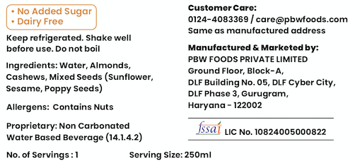 Nuts & Seed Milk Alternative Almond+ | 250 ml