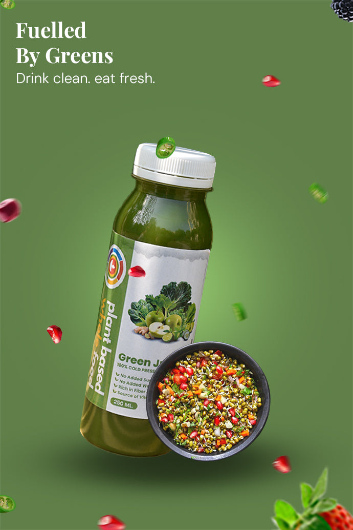 Sprouts Salad | 250 g + Green Juice | 250 ml