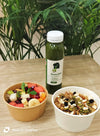 Oat Meal Green Juice Fruit Bowl Combo