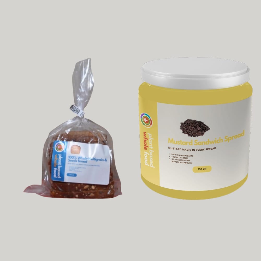 Whole Multigrain & Seed Bread Subscription | 250 g  + Cashew Mustard Spread | 250 g