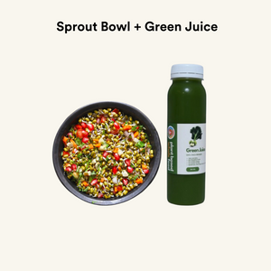 Sprouts Salad | 250 g + Green Juice | 250 ml